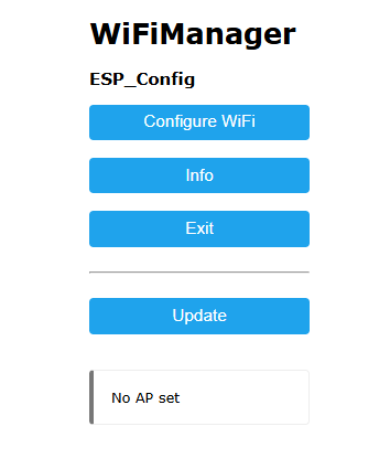 Configuración de wifi Tasmota
